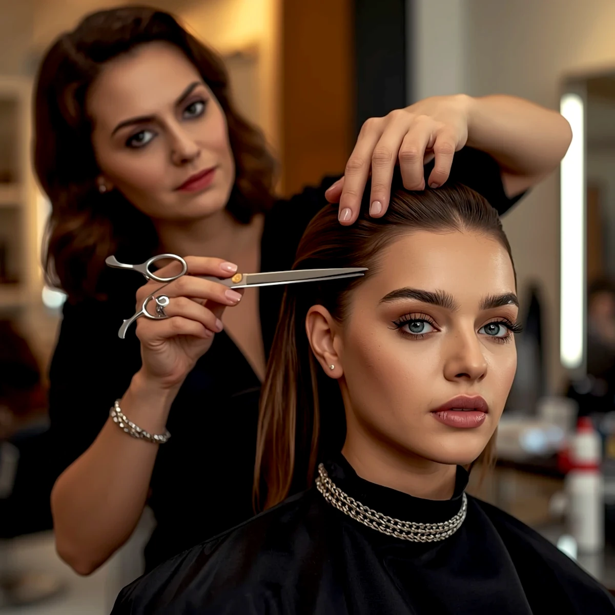 Hair cutting and styling